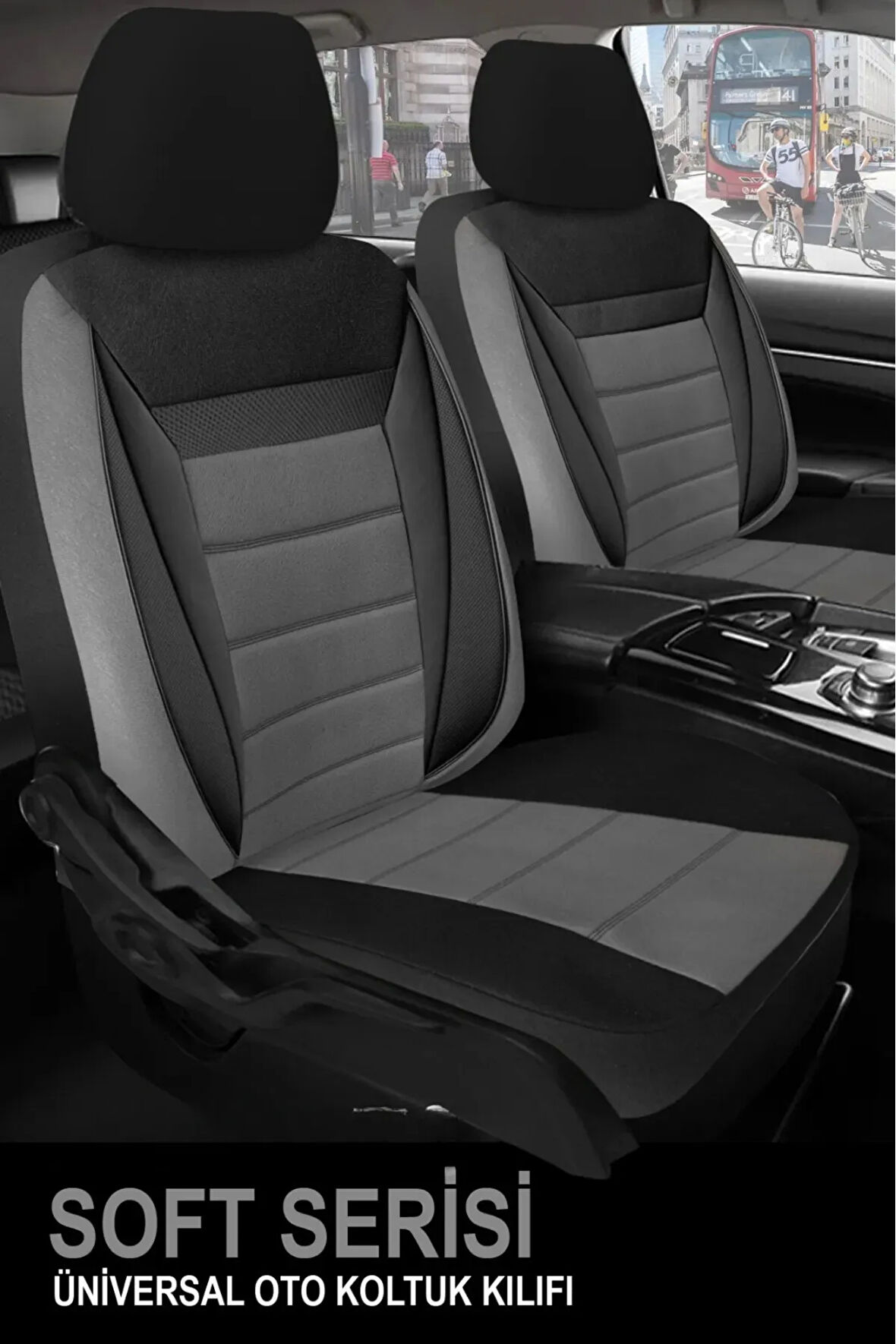 Jeep Renegade 2.0 Multijet (170 Hp) 4x4 Start&stop 2014 UYUMLU  Tay Tüyü Oto Koltuk Kılıfı füme