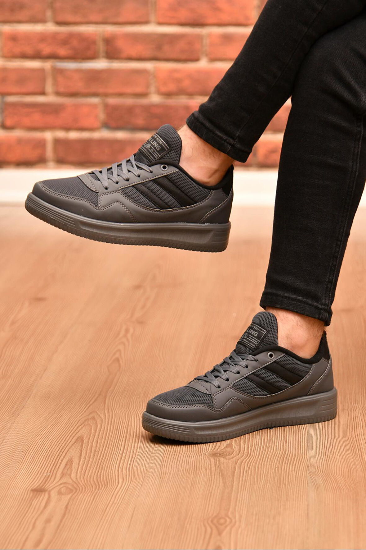 Ortopedik Taban Fileli Casual Terletmez Esnek Hafif Sneaker Erkek Spor Ayakkabı
