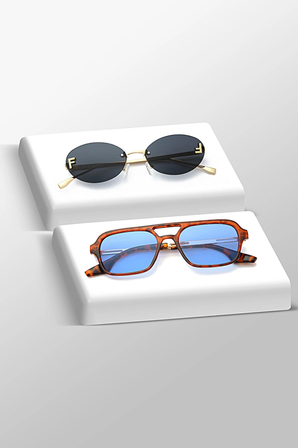 UNISEX GÜNEŞ GÖZLÜĞÜ 2'Lİ SET