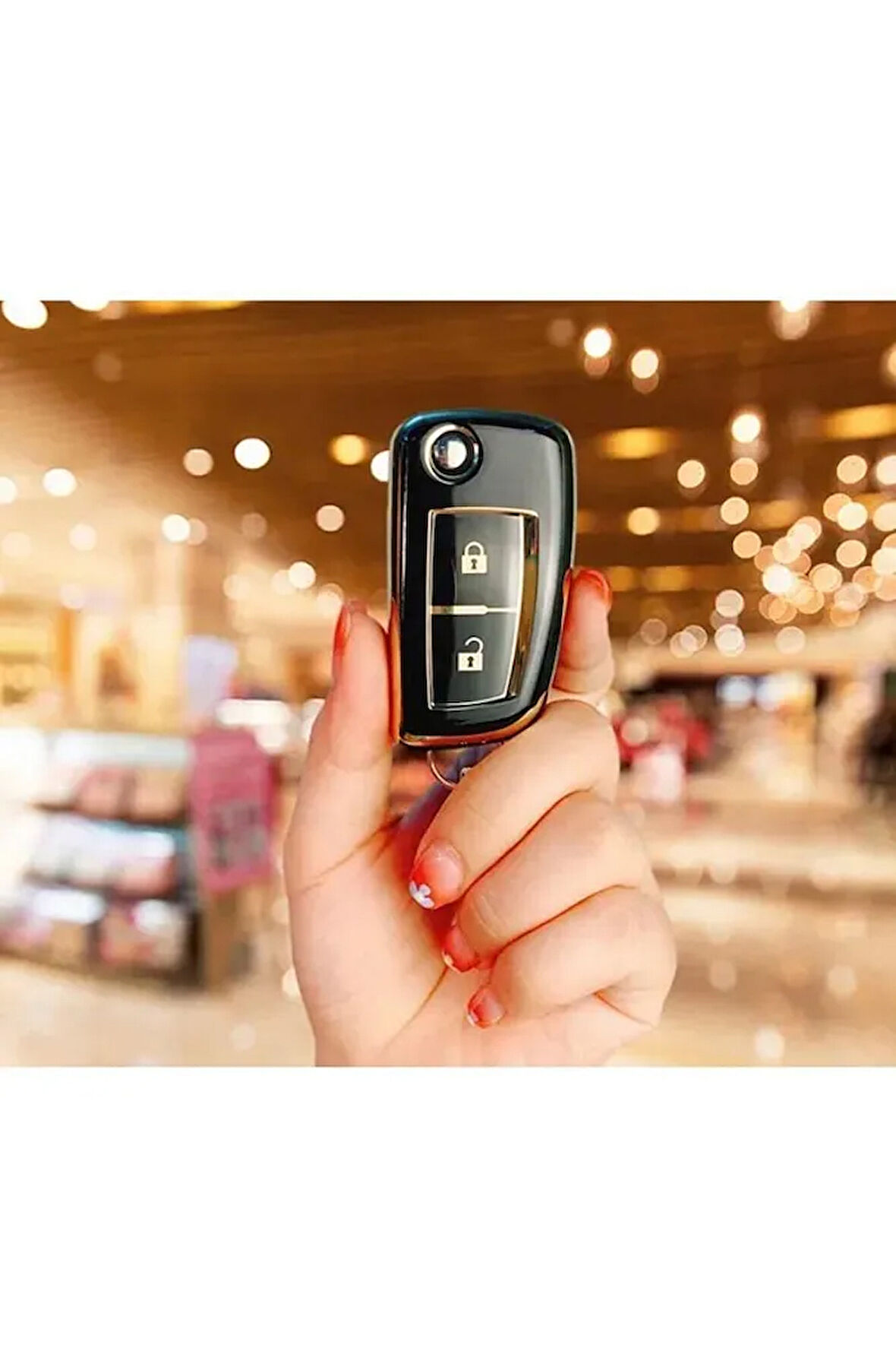 Nissan Jurke Micra Qashqai Pulsar X-trail Lüks Anahtar Koruma Kılıfı 2 Tuşlu Model