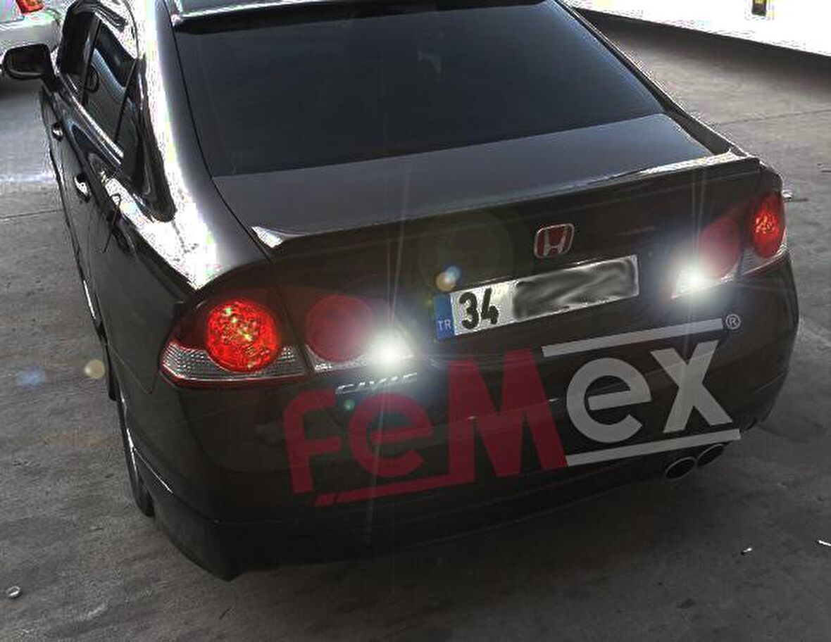 Honda Civic FD6 Geri Vites Led Ampulu FEMEX W16W T15 Premium