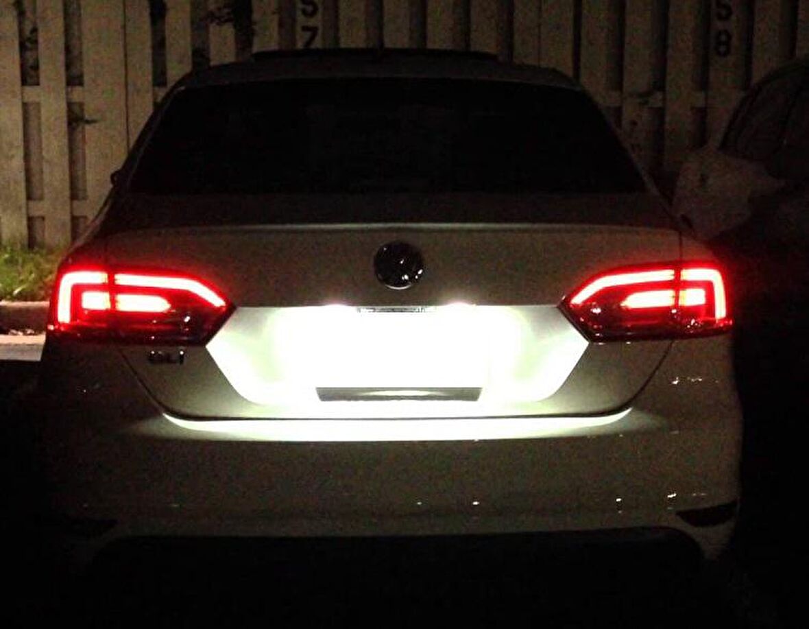 Volkswagen Jetta MK6 Plaka Aydınlatma Seti Led Ampul Beyaz FEMEX T10