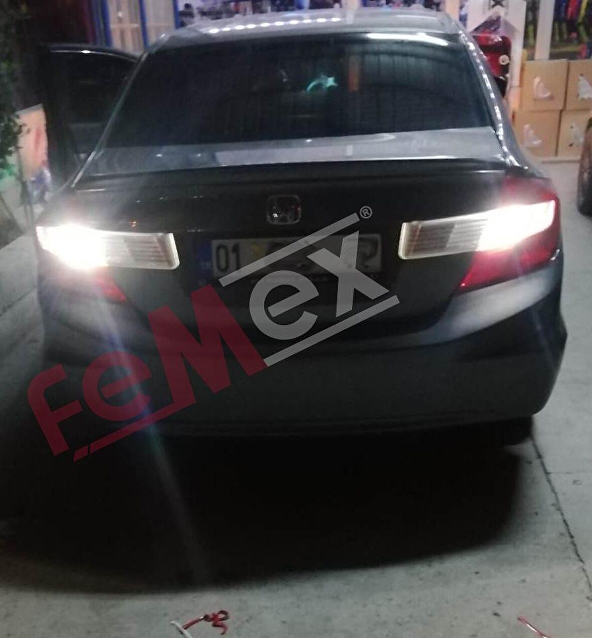 Honda Civic FB7 Geri Vites LED Ampulu FEMEX Platinum W21W T20