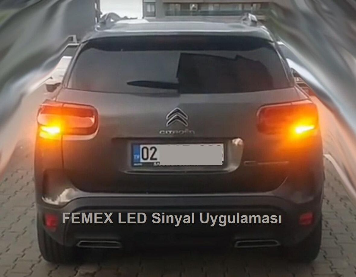 Citröen C5 AIRCROSS Led Sinyal Aydınlatma Ampulu UYUMLU FEMEX WY21W