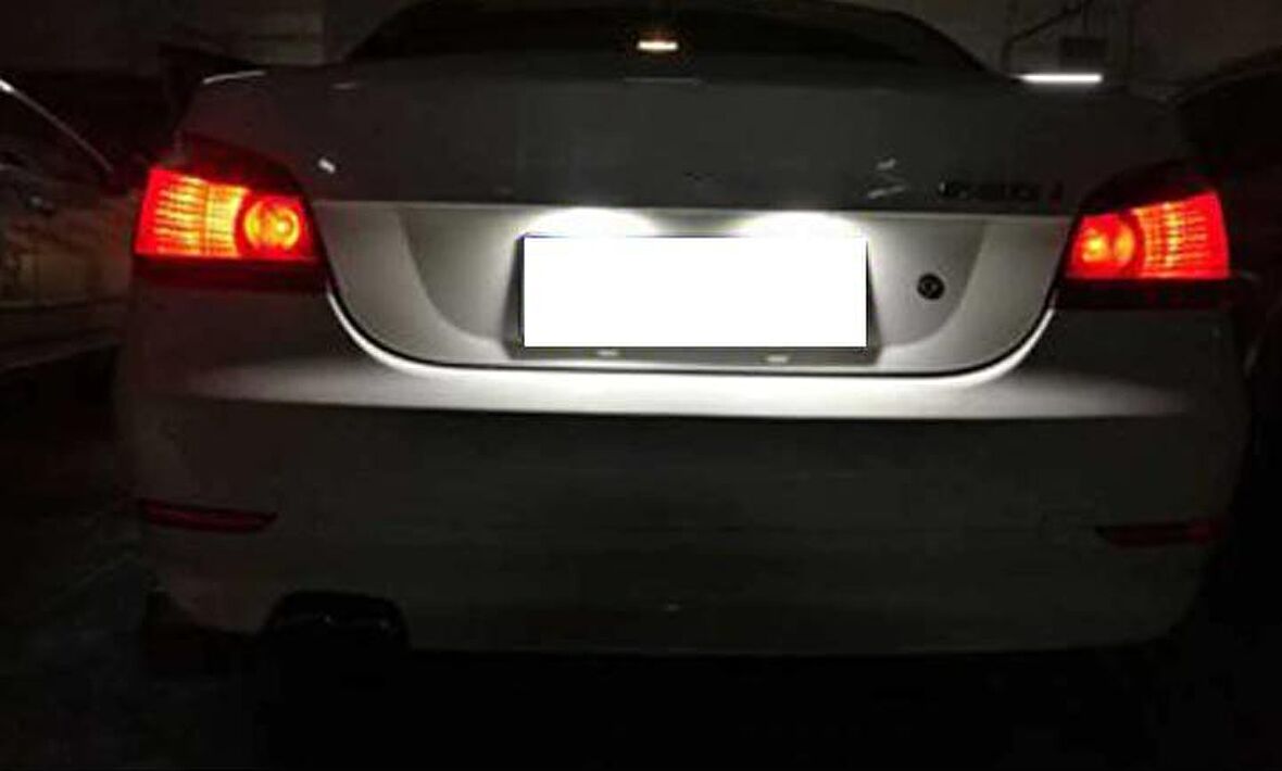 BMW E36 E39 E46 E90 E60 E53 E70 Modeller için Plaka Ampulu LED