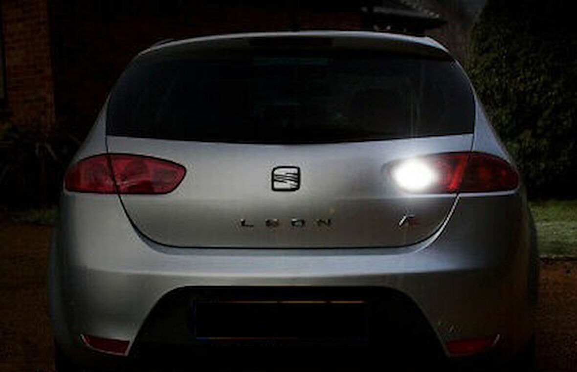 Seat Leon MK2 Geri Vites 1 Adet LED Ampul FEMEX Platinum P21W