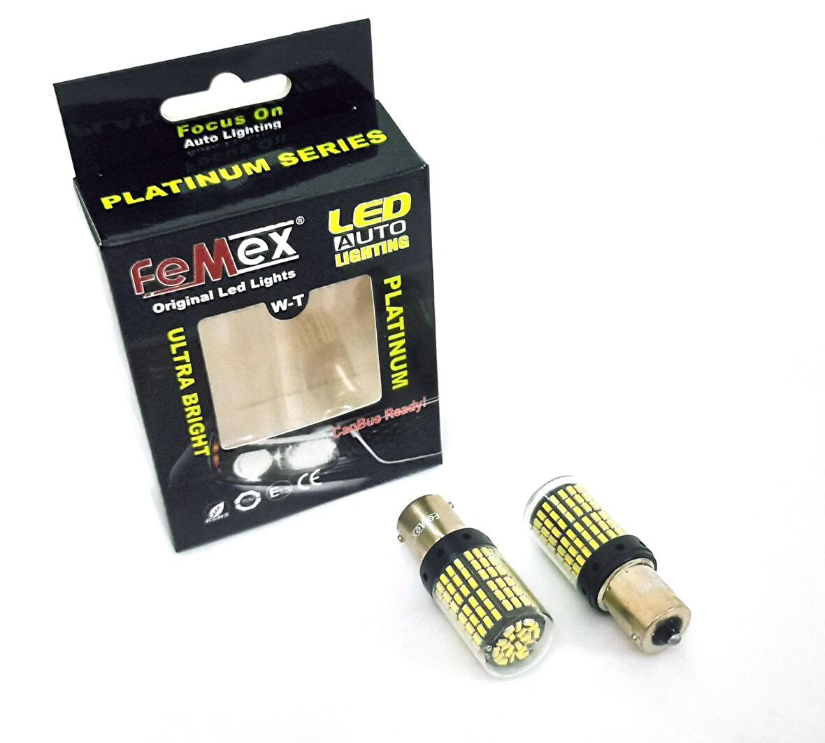 FEMEX Platinum P21W 1156 9w Led Aydınlatma Ampul 93 Duy Tek Duy Parlak Beyaz