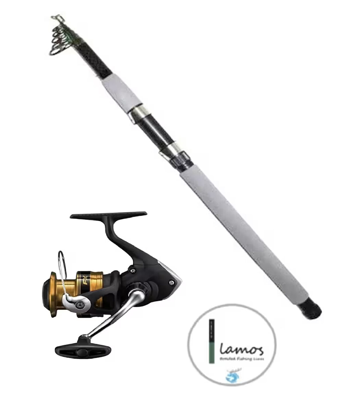 Shimano Fx 4000 Fc & Balza Carera 240cm Mix Carbon Teleskopik Olta Kamış Seti