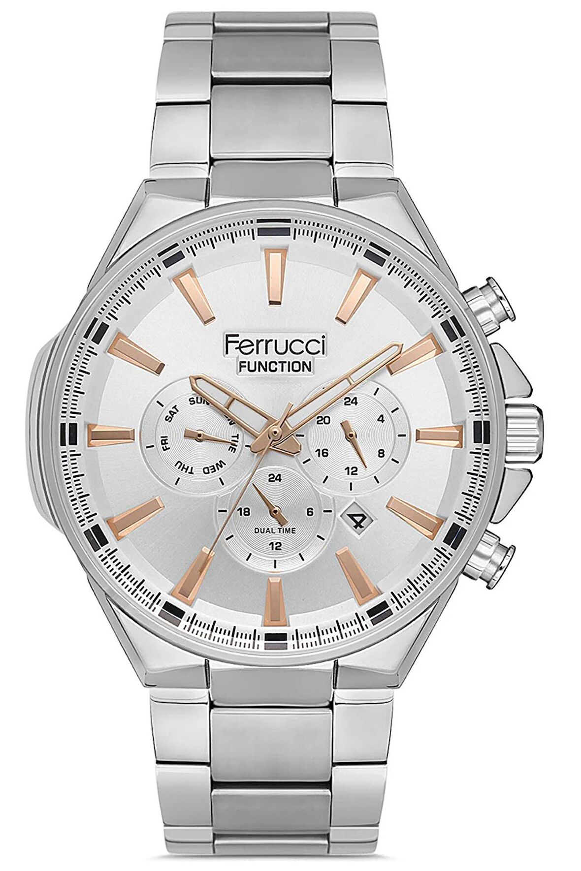 Erkek Çelik Kordon Spor Kol Saati Çelik Kasa Su Geçirmez İç Fonksiyonlar Aktif Çalışır Premium Spor Model