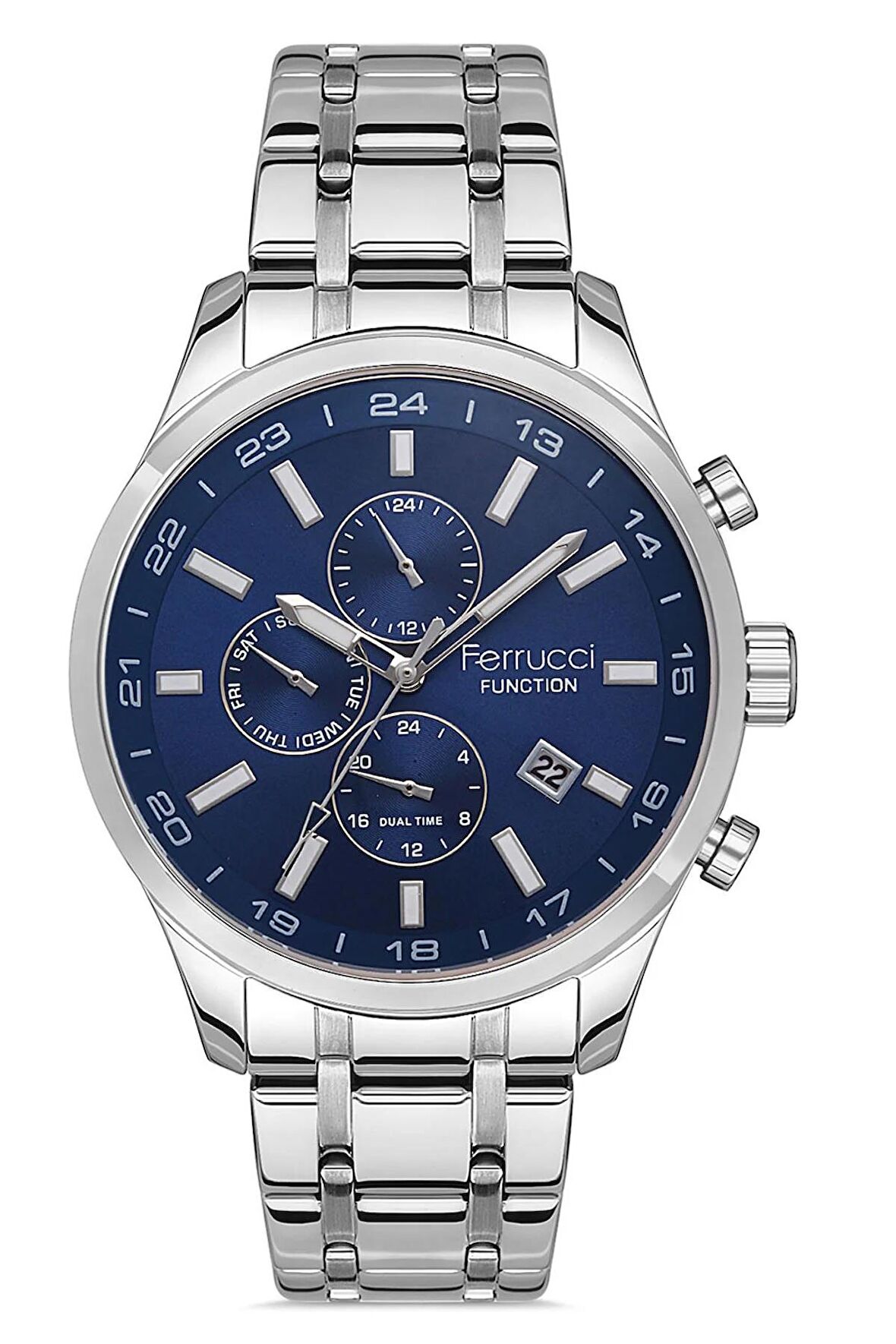 Çelik Kordon Erkek Spor Kol Saati Çelik Kasa Paslanmaz Çelik İç Fonksiyonlar Aktif Premium Model