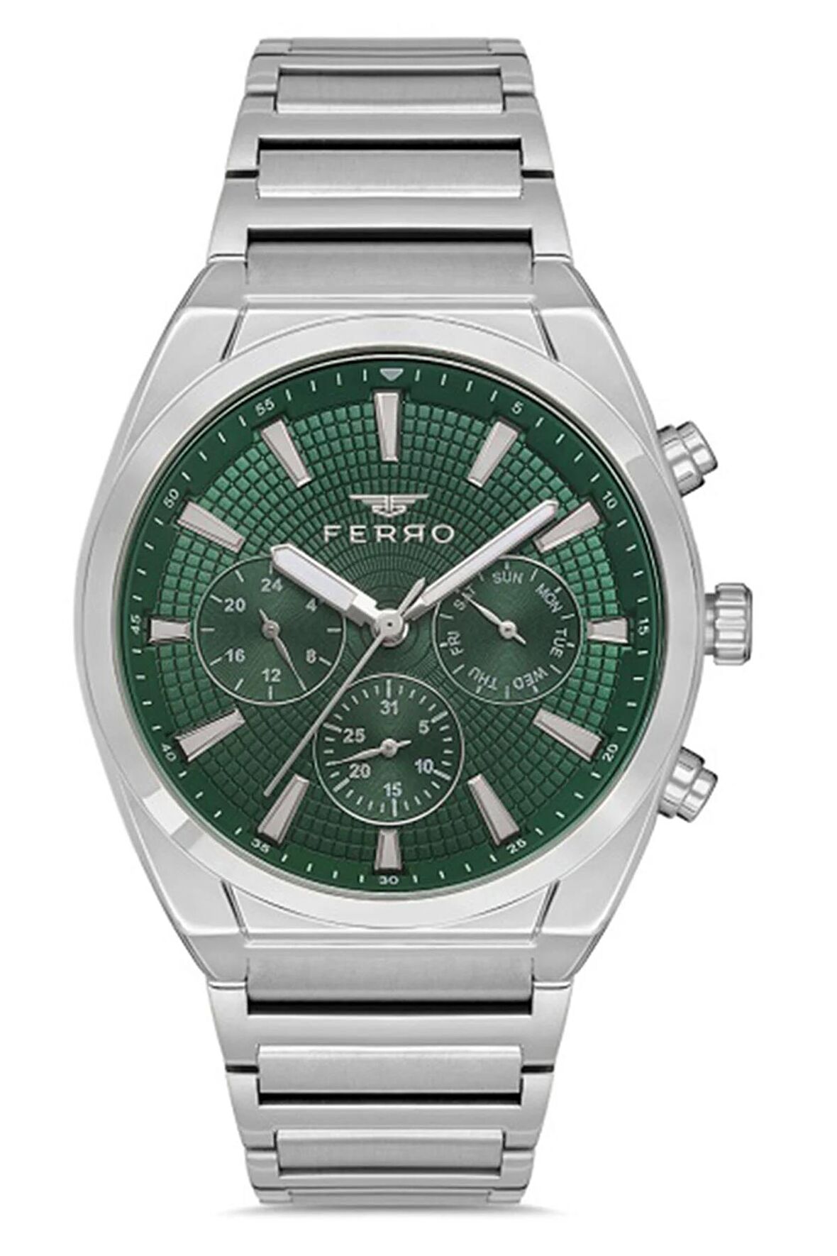 Erkek Çelik Kasa Spor Kol Saati Çelik Kordon Paslanmaz Çelik İç Fonksiyonlar Aktif 2 Yıl Garantili Premium Seri