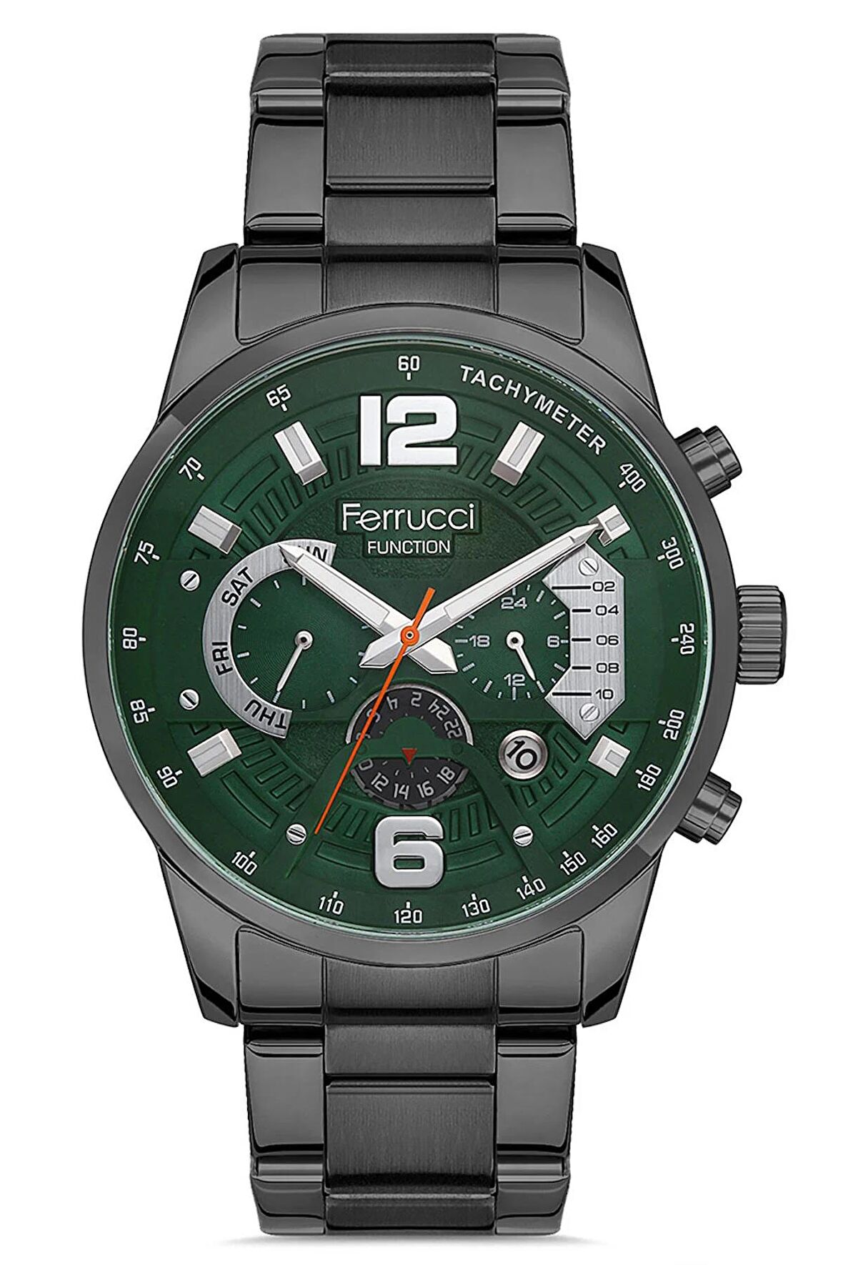 Erkek Spor Kol Saati Çelik Kordon Çelik Kasa Su Geçirmez Paslanmaz Çelik İç Fonksiyonlar Aktif Çalışır 2 Yıl Garantili