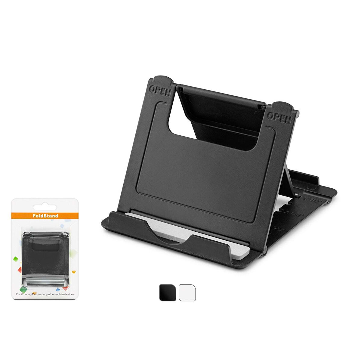 Hadron HDX8004 Açı Ayarlı Masaüstü Telefon ve Tablet Standı - Siyah