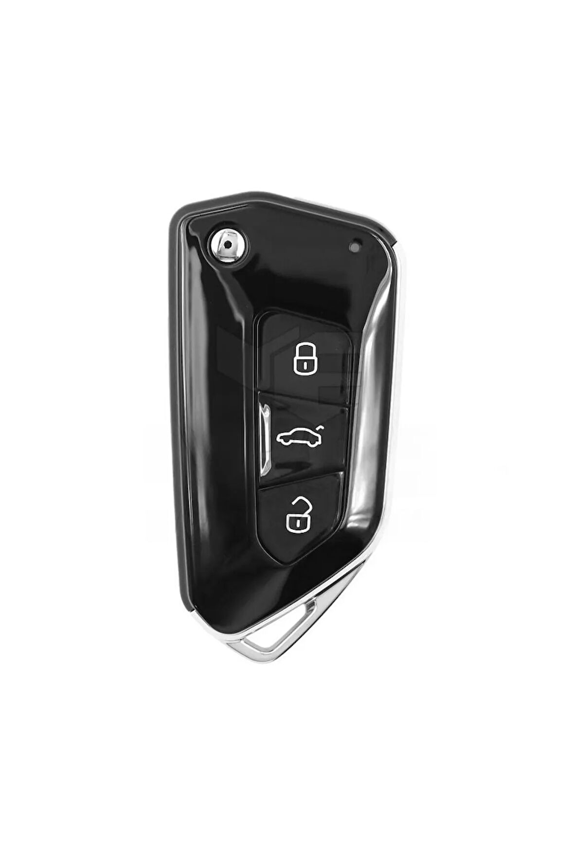 Unıversal Sustalı 3 Butonlu Akıllı Kodlanabilir Oto Kumanda Volkswagen Yeni Tipi ( 433 Mhz) Frekans