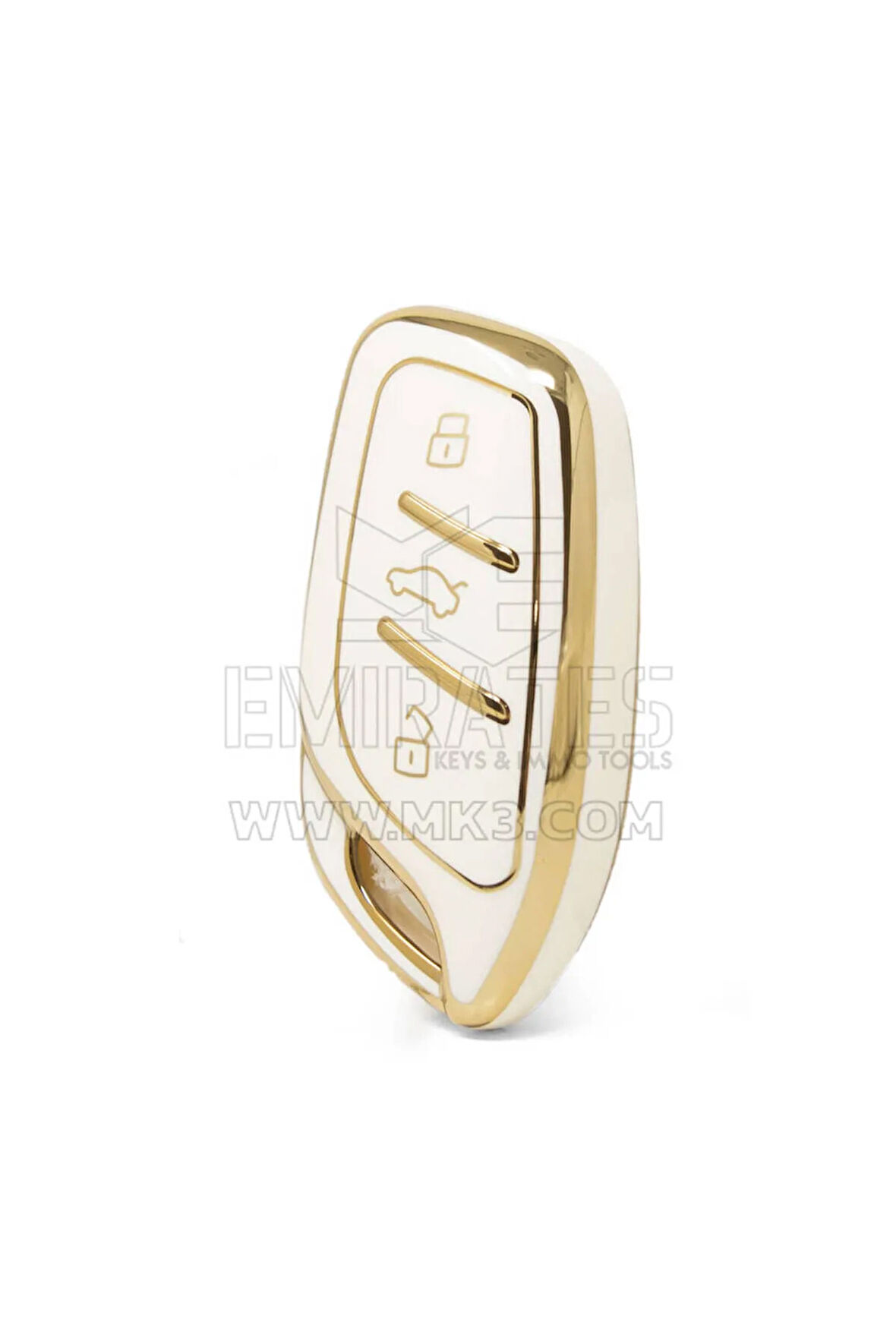 Lüx MG HS GT ZS EV ZX MG5 MG6 Roewe RX3 RX5 I5 ERX5 I6 I5 Nano Anahtar Kılıfı Beyaz Gold Renk