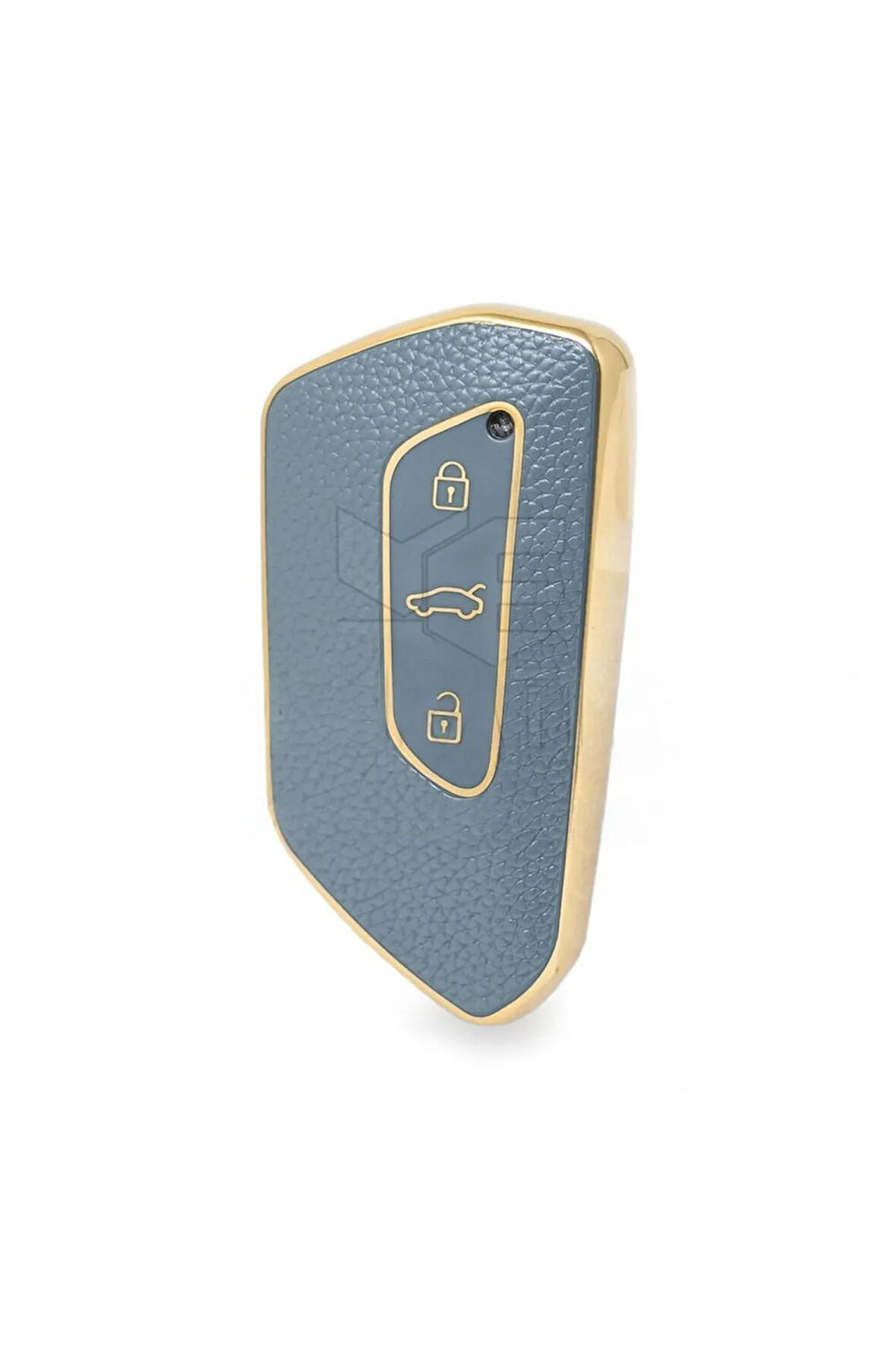 Lüx Volkswagen Skoda Seat Golf 8 Cupra Formentar Yeni Nesil Anahtar Kılıfı Gri Gold 1.ci Kalite