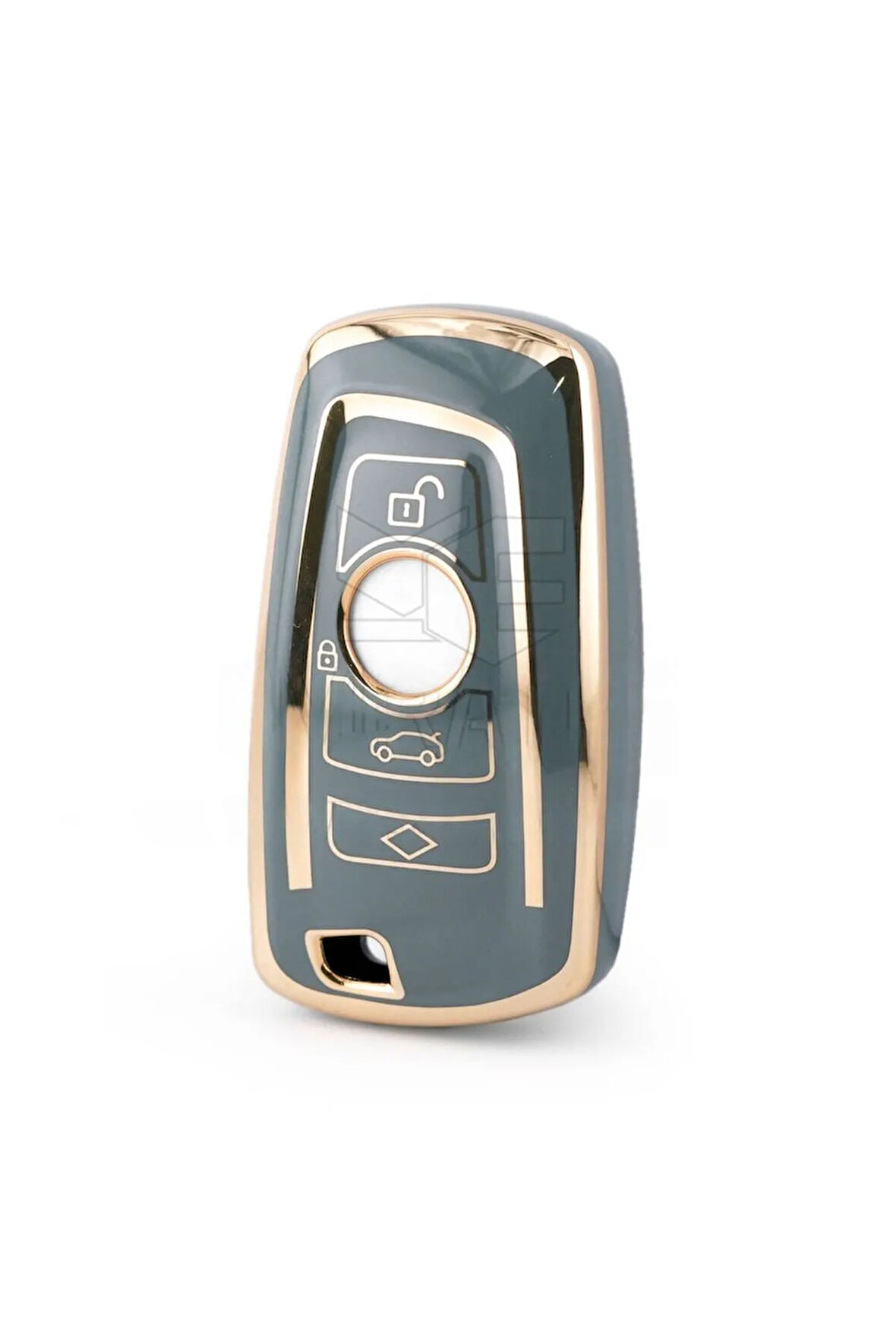 Lüx Bmw 1 3 5 7 Seri X1 X3 X4 X5 F10 F15 F16 F20 F30 F18 F25 M3 M4 Nano Anahtar Kılıfı Gri Gold