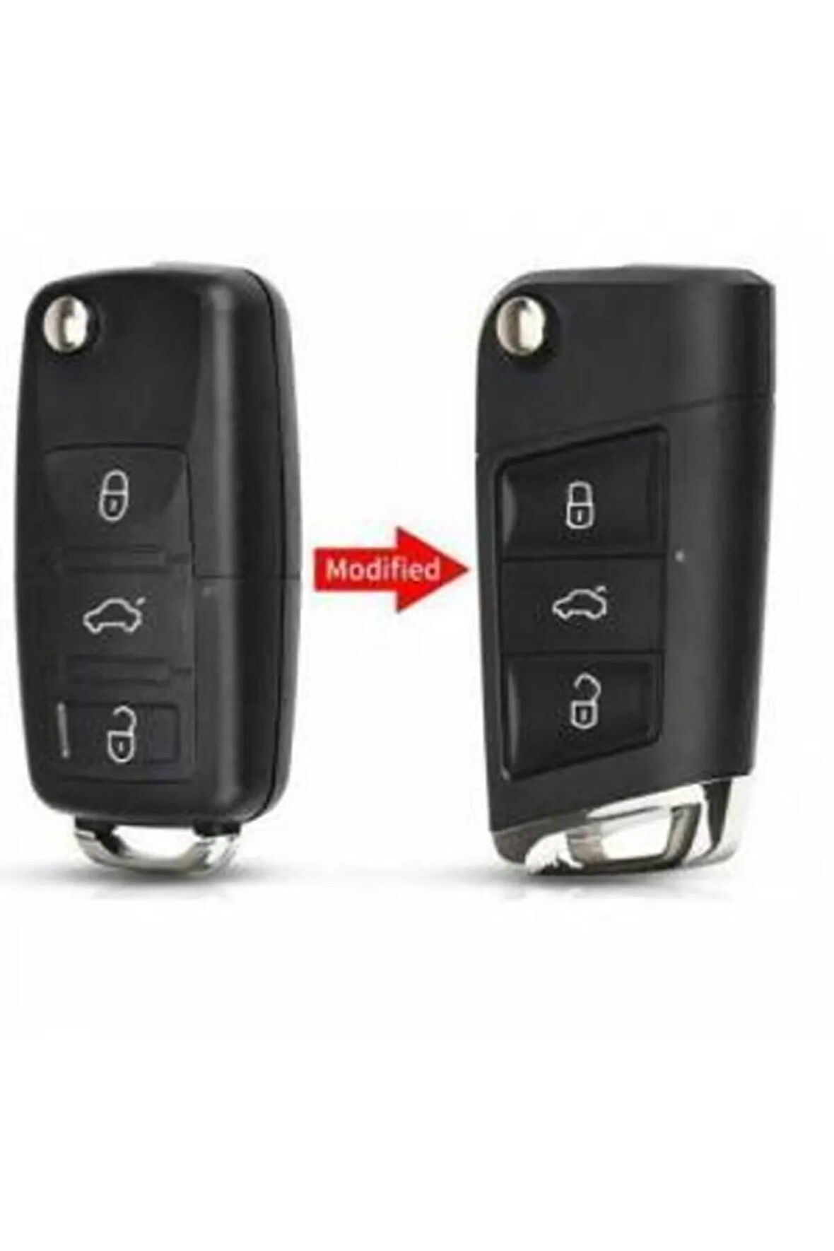 Volkswagen Vw Golf Polo Uyumlu  Jetta Bora Passat Transporter  Dönüşüm Çevirici Anahtar Kumanda