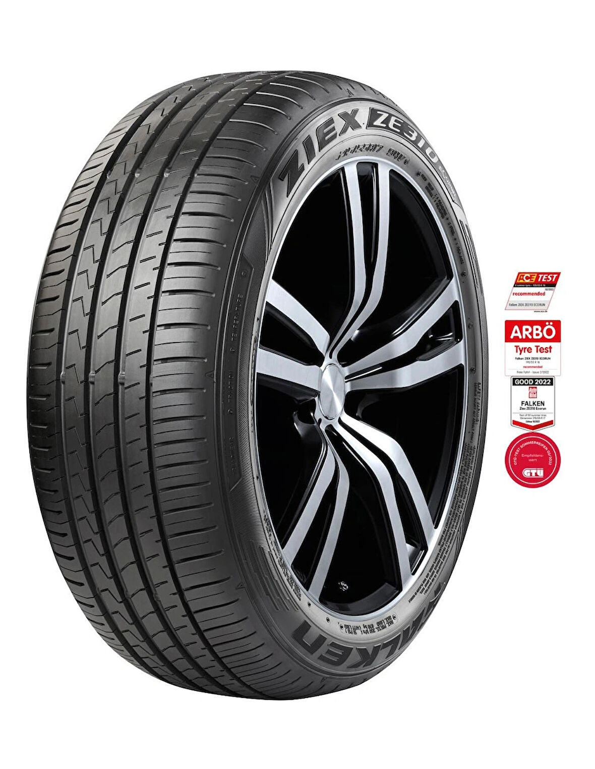 Falken 215/45 R16 90V Ziex ZE310 Ecorun Oto Yaz Lastiği (Üretim Yılı:2024)