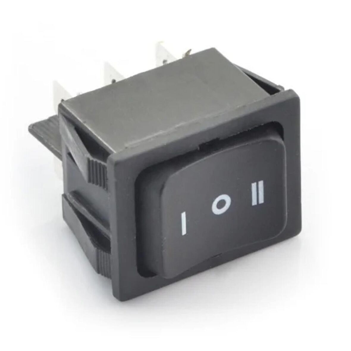 Anlık Basmalı Anahtar RS-201 250V/15A 125V / 20A 6 Kontak -Momentary switch RS-201 230V/15A
