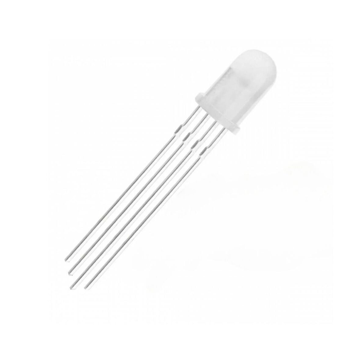 5mm RGB LED Ortak Katot 4 Bacak - Şeffaf