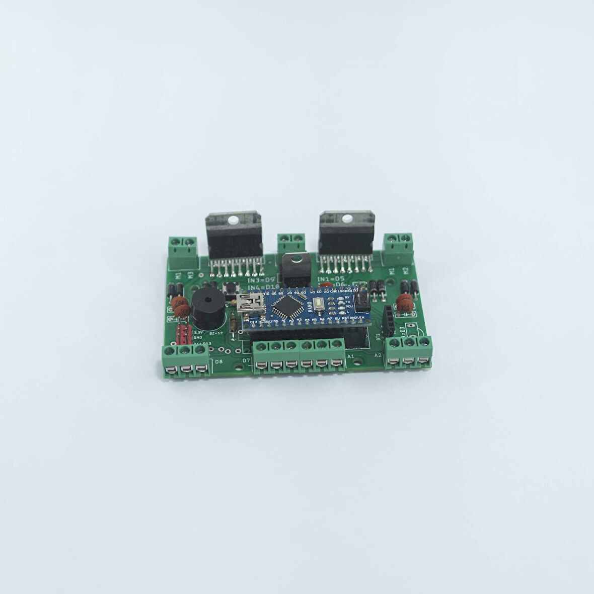 Mini Sumo  ve çizgi izleyen robot kartı