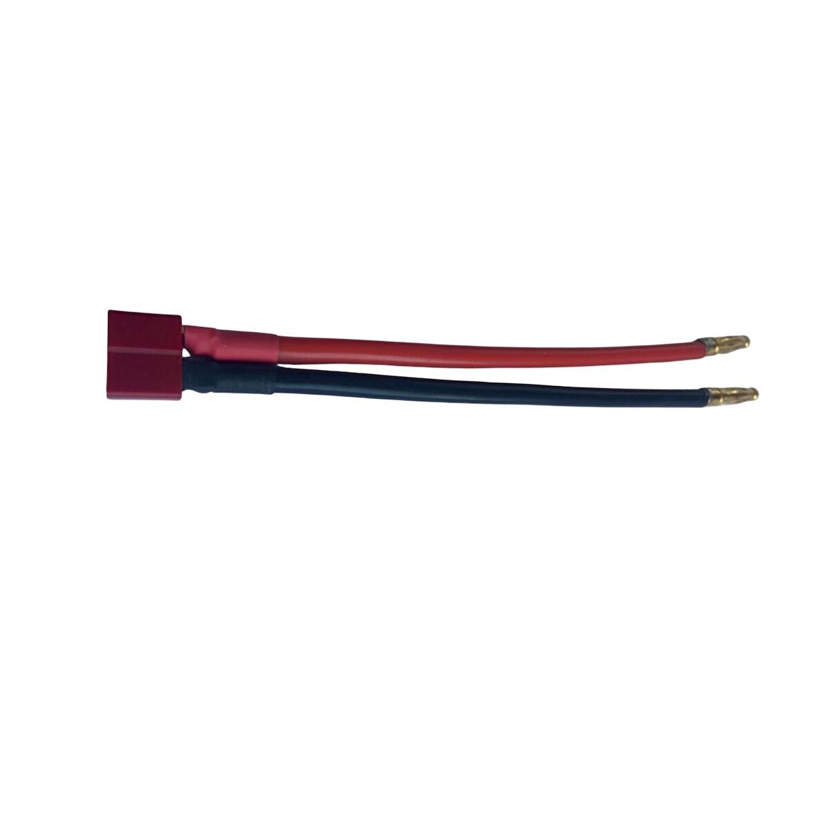 T- Plug Dişi-erkek Lipo Pil Şarj Kablosu Yüksek Verimli 15 Cm 16awg 600w