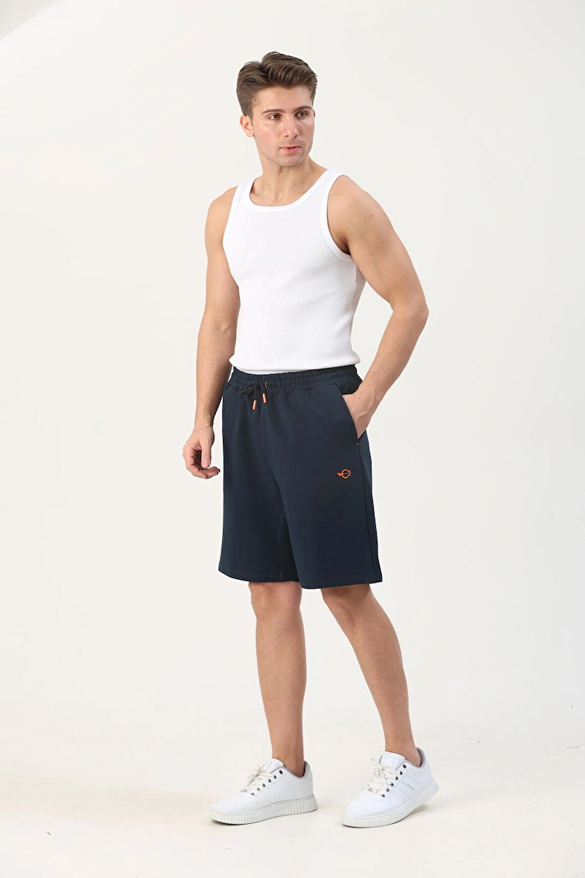 Fibula Moda Siyah Erkek Şort