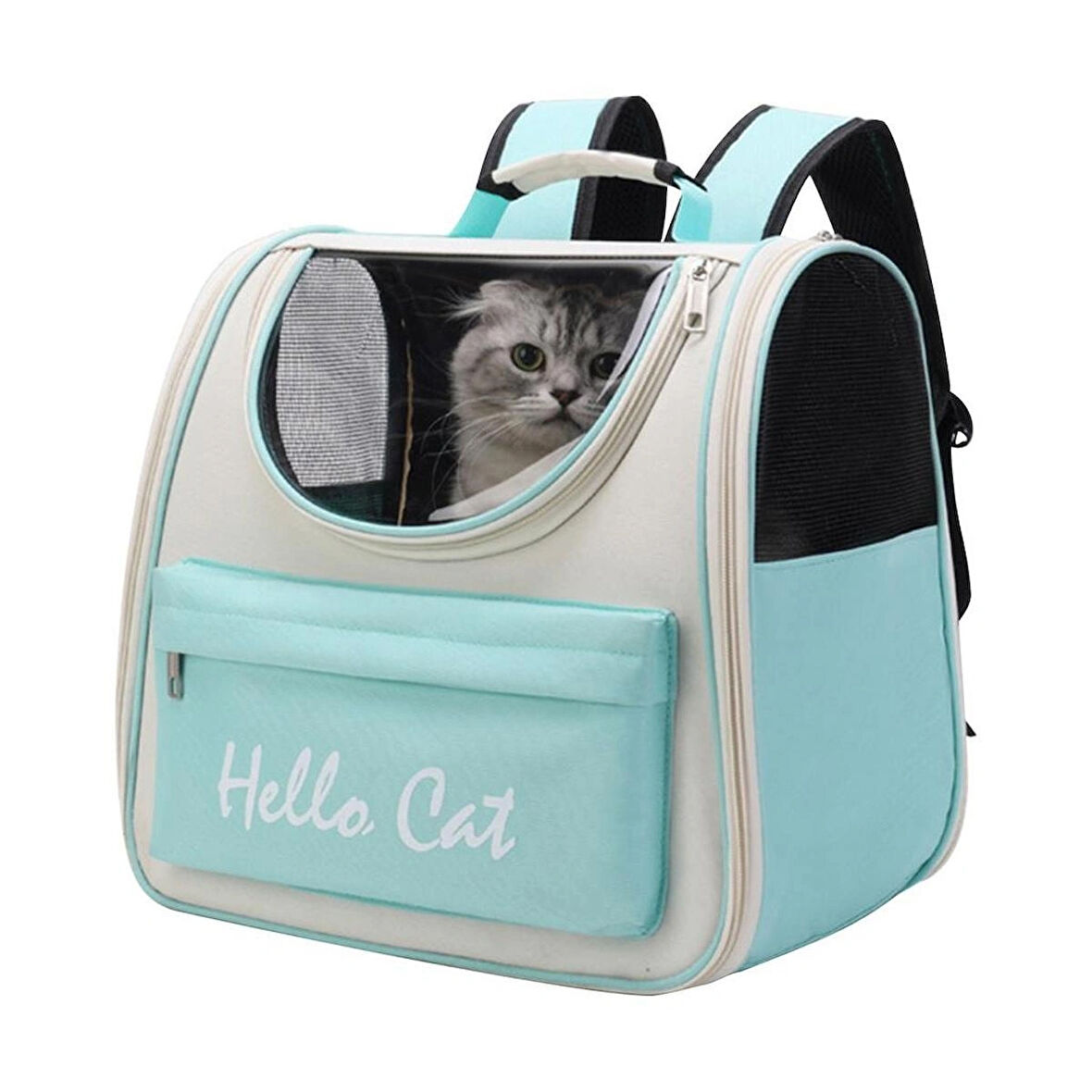 Kedi Taşıma Çantası Nefes Alabilir Evcil Hayvan Sırt Çantası