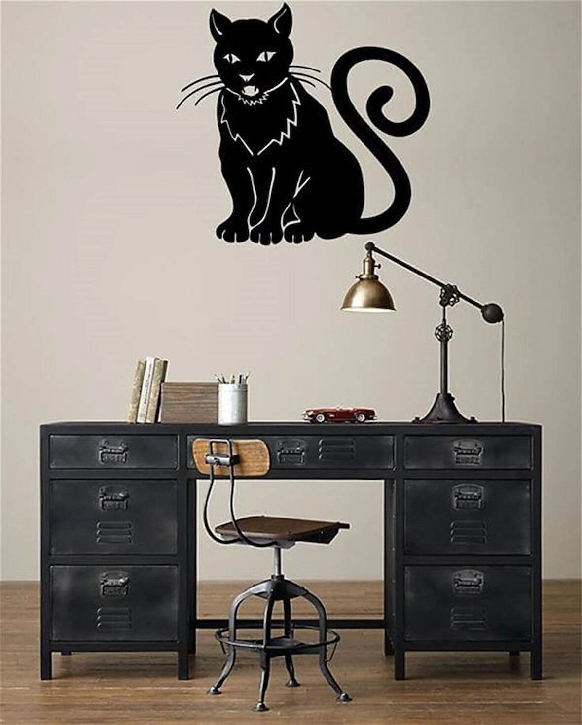 Kedi Modern Ahşap dekor tablo 