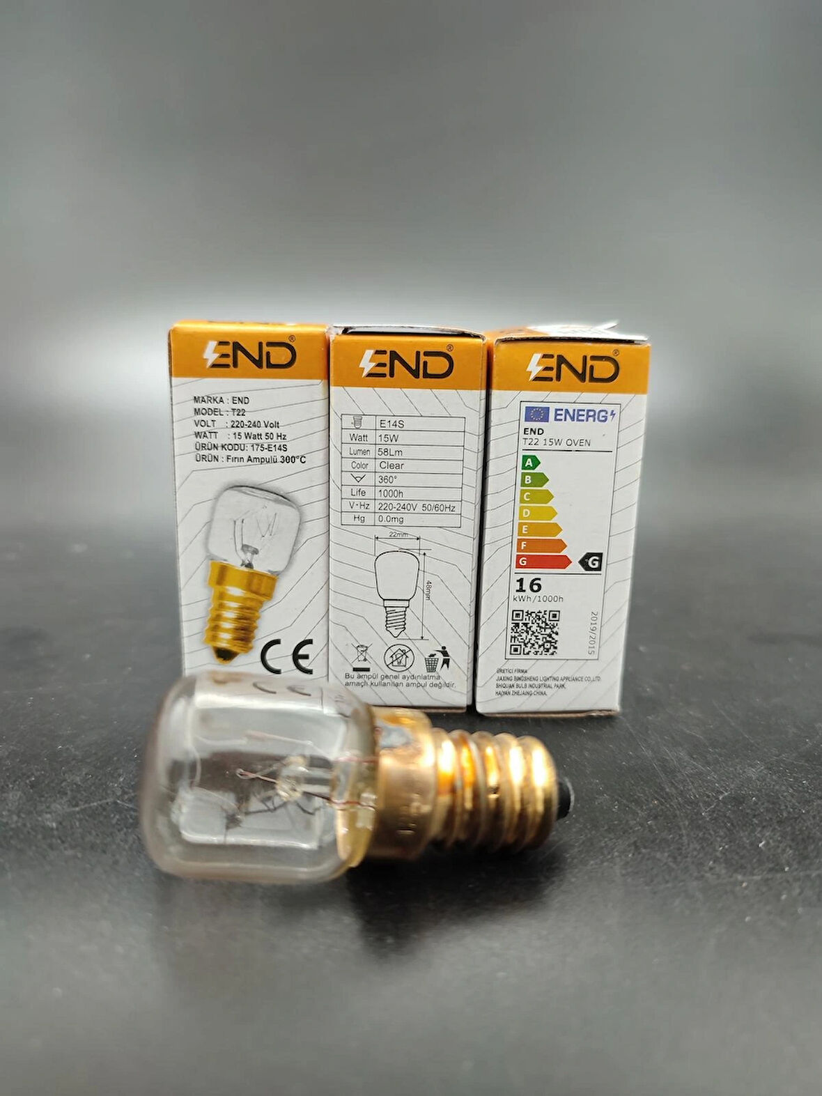 FIRIN AMPULÜ (E.14)(15.Watt)(3.Adetli paket)