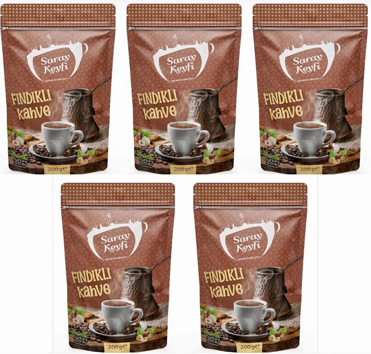Fındıklı Kahve 200 gr 5 Adet