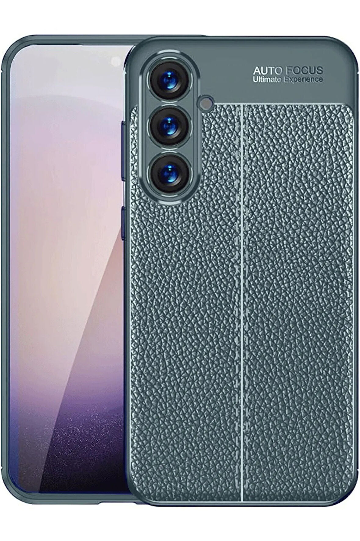 Samsung A16 UyumluDeri Görünümlü Tam Koruma Şık Kılıf Case