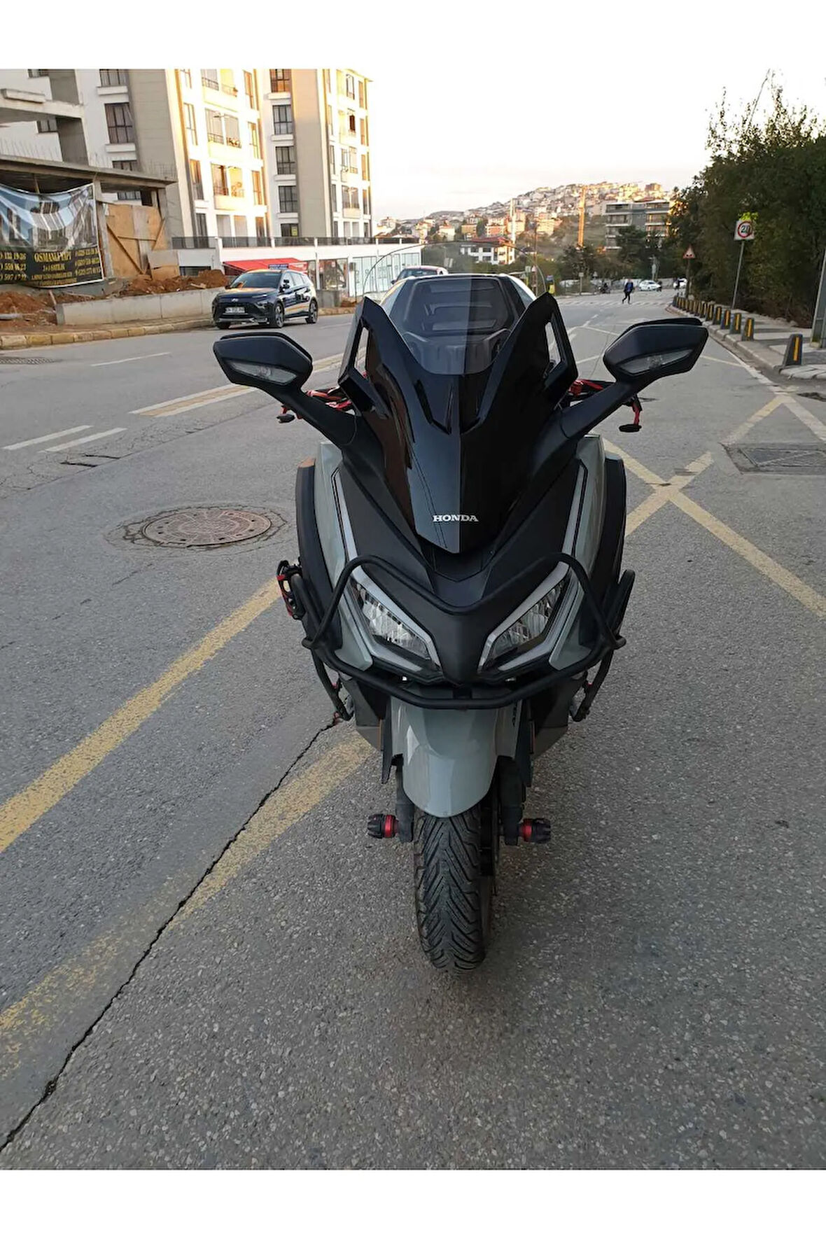 Honda Forza250 Siperlik Ön Cam 2021 2024 Model 47cm Şeffaf Renkli 4mm BOY