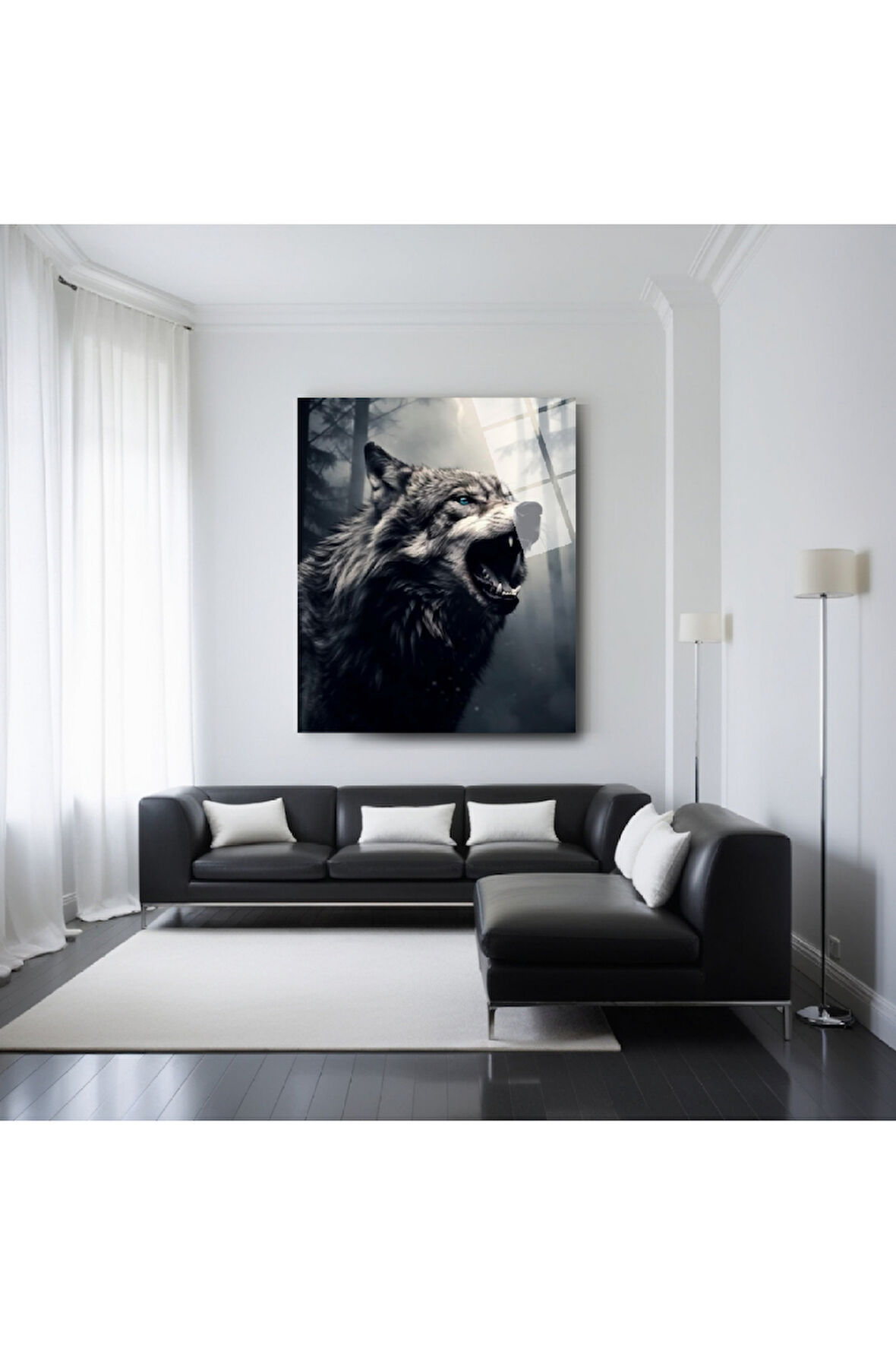 Hayvan Fotoğrafları Cam Tablo | Dayanıklı Temperli Cam