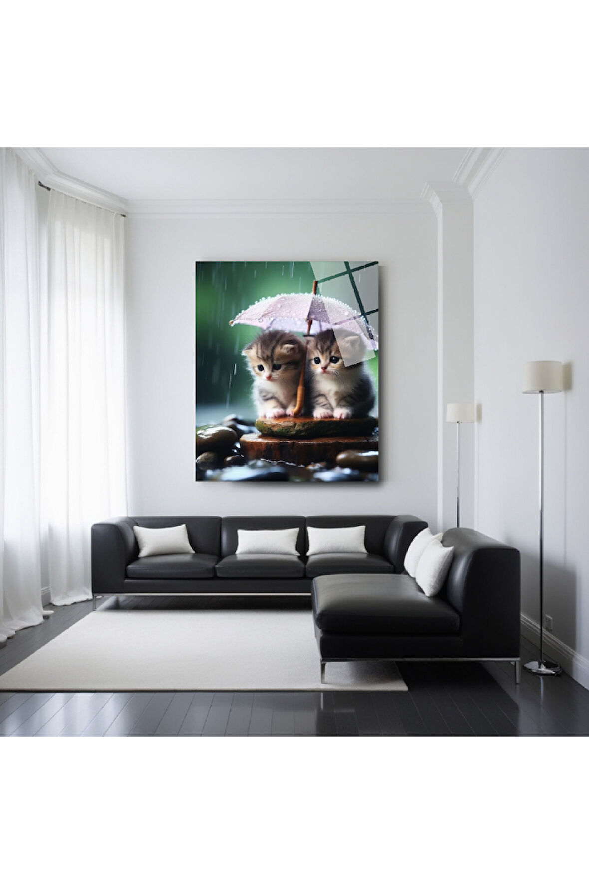 Hayvan Fotoğrafları Cam Tablo | Dayanıklı Temperli Cam