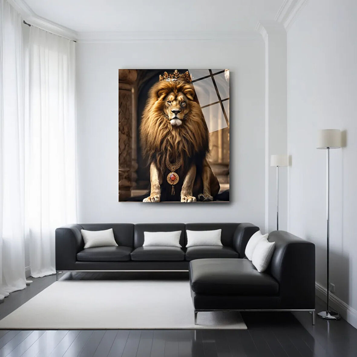 Hayvan Fotoğrafları Cam Tablo | Dayanıklı Temperli Cam