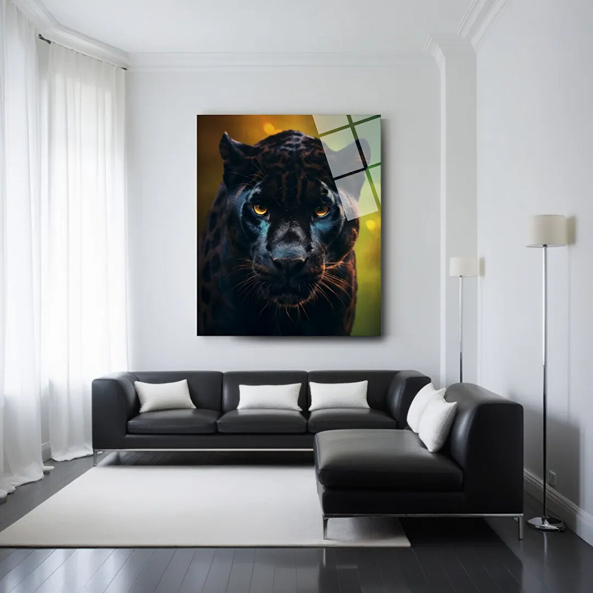 Hayvan Fotoğrafları Cam Tablo | Dayanıklı Temperli Cam