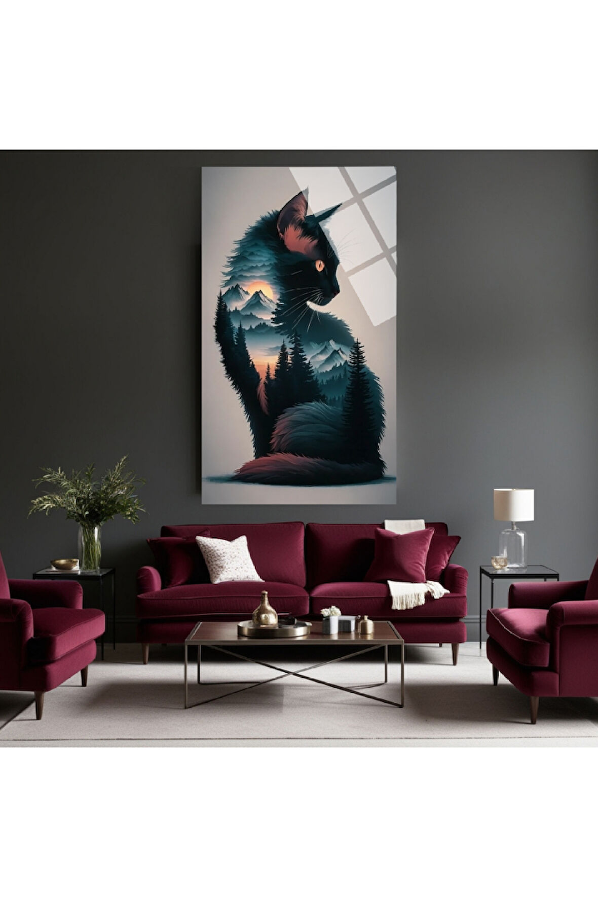 Hayvan Fotoğrafları Cam Tablo | Dayanıklı Temperli Cam