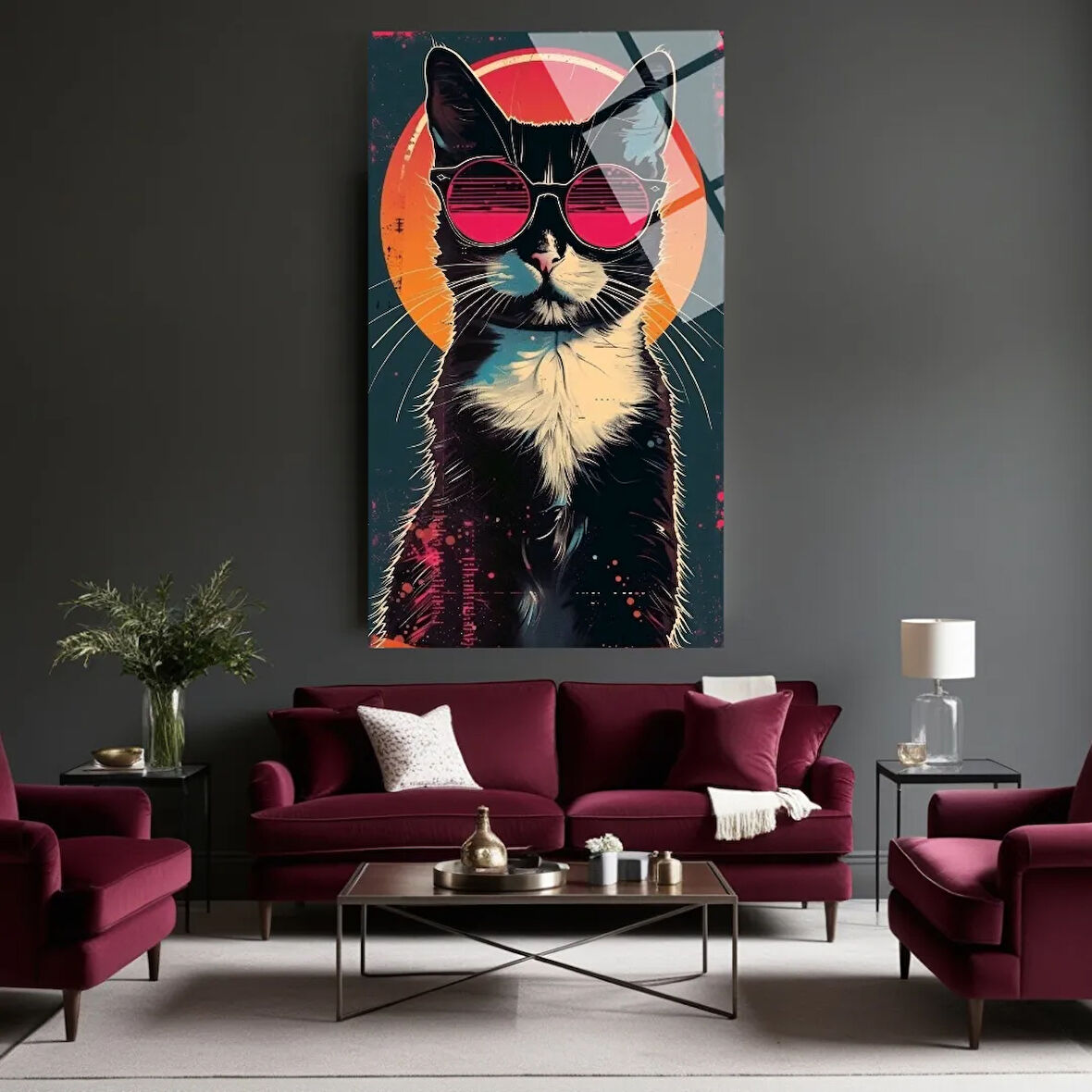 Hayvan Fotoğrafları Cam Tablo | Dayanıklı Temperli Cam