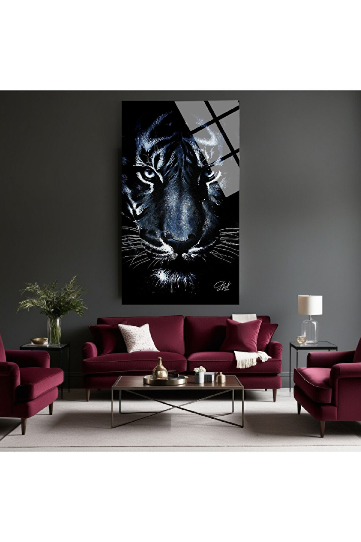 Hayvan Fotoğrafları Cam Tablo | Dayanıklı Temperli Cam