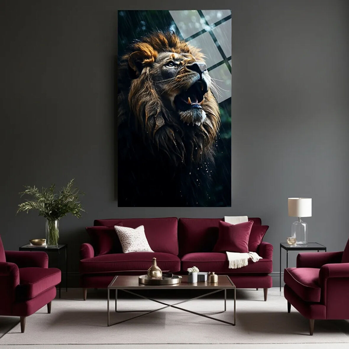 Hayvan Fotoğrafları Cam Tablo | Dayanıklı Temperli Cam