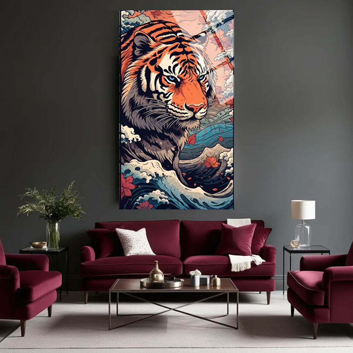 Hayvan Fotoğrafları Cam Tablo | Dayanıklı Temperli Cam