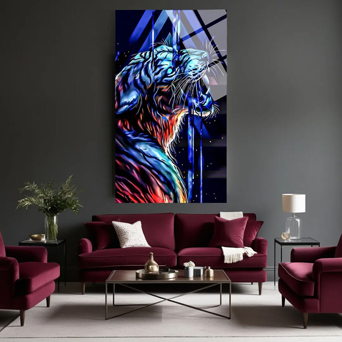 Hayvan Fotoğrafları Cam Tablo | Dayanıklı Temperli Cam