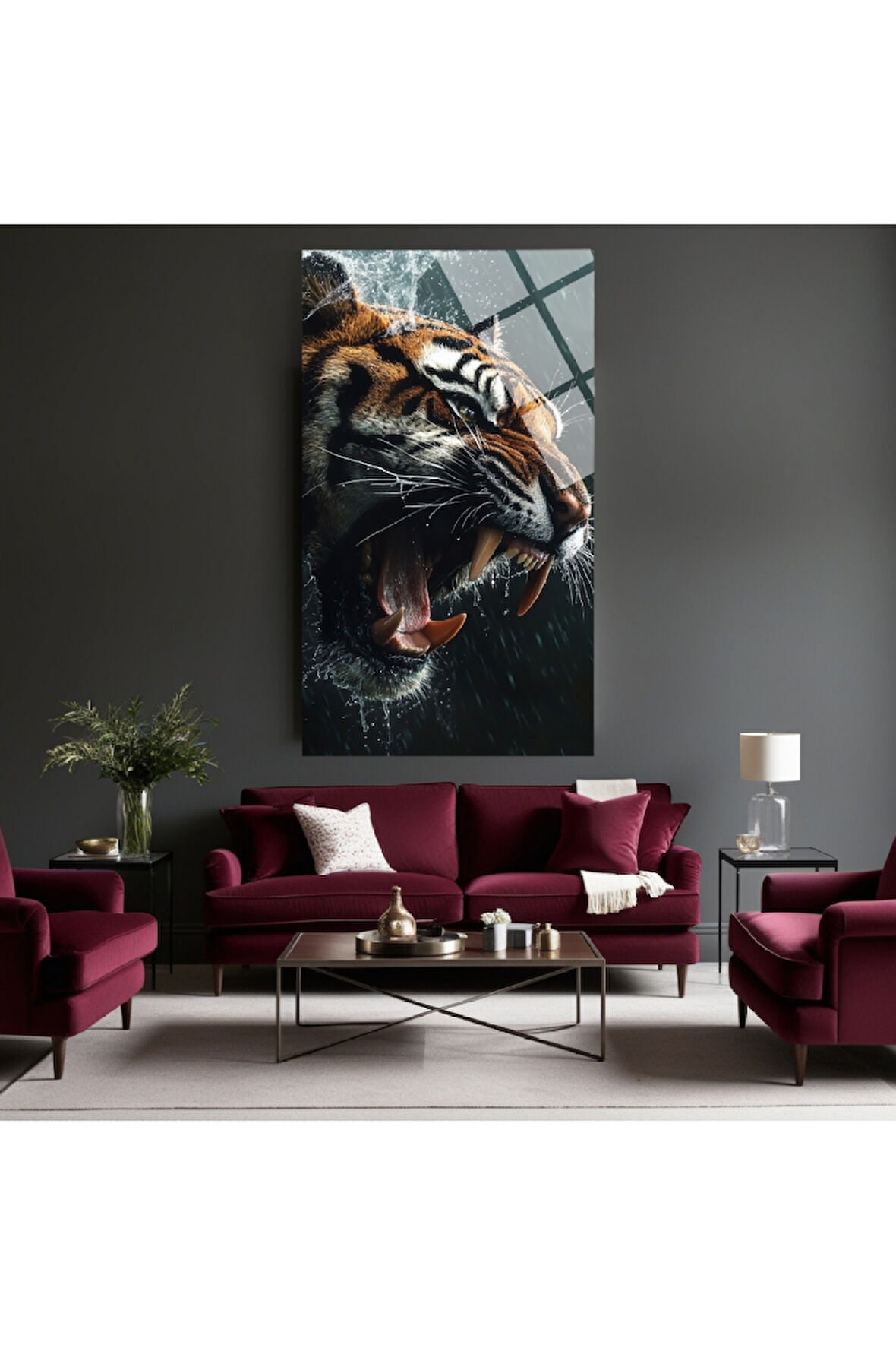 Hayvan Fotoğrafları Cam Tablo | Dayanıklı Temperli Cam