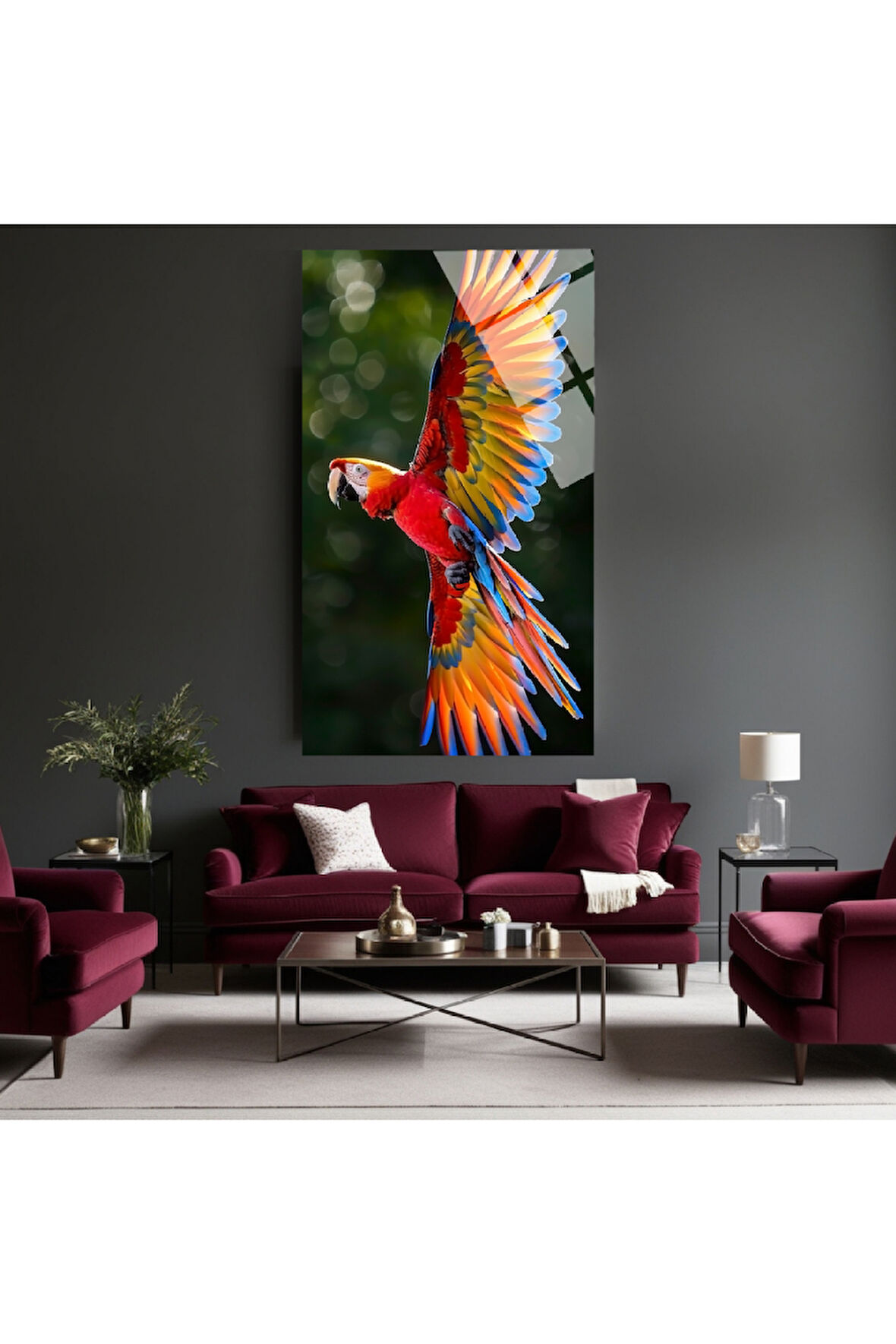 Hayvan Fotoğrafları Cam Tablo | Dayanıklı Temperli Cam