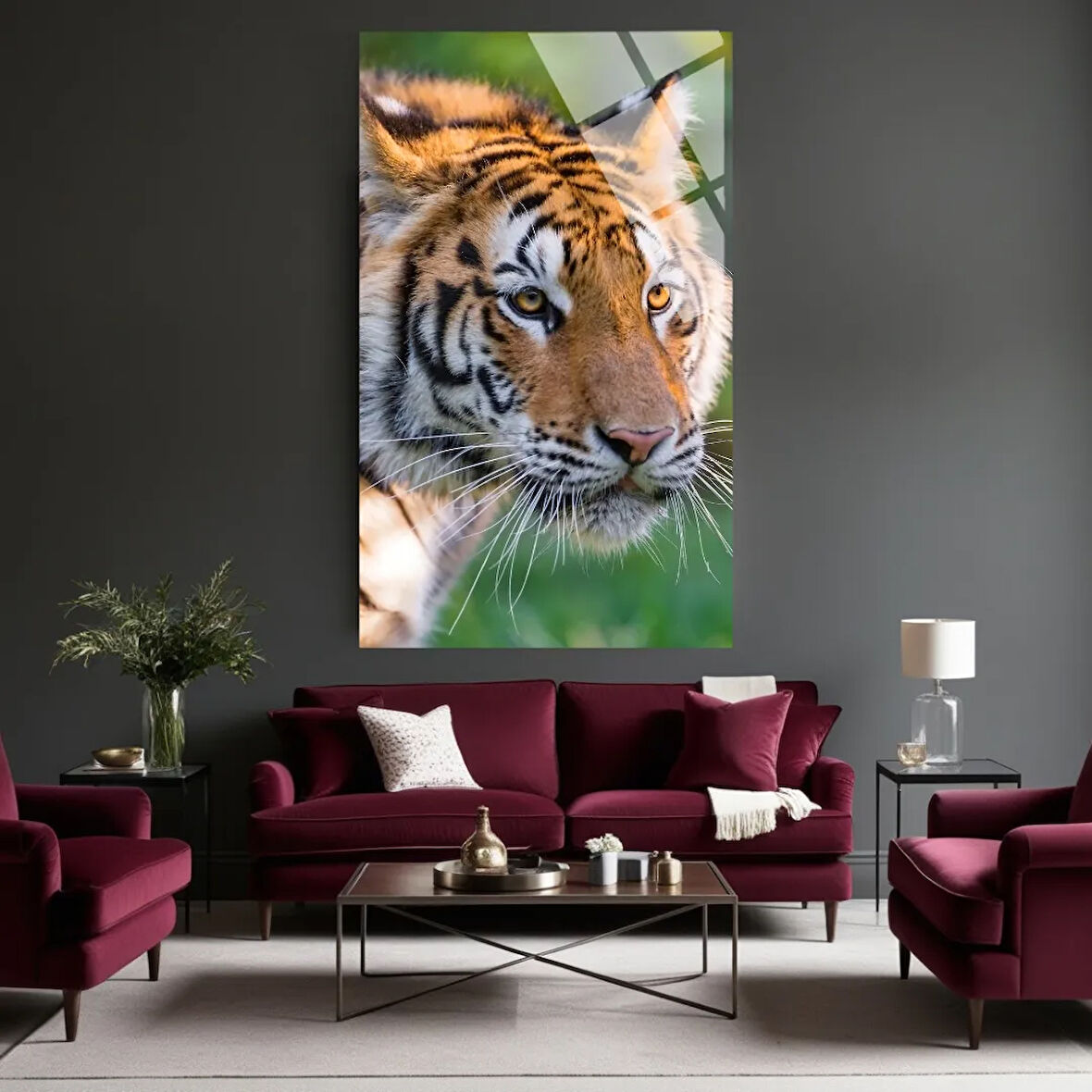 Hayvan Fotoğrafları Cam Tablo | Dayanıklı Temperli Cam