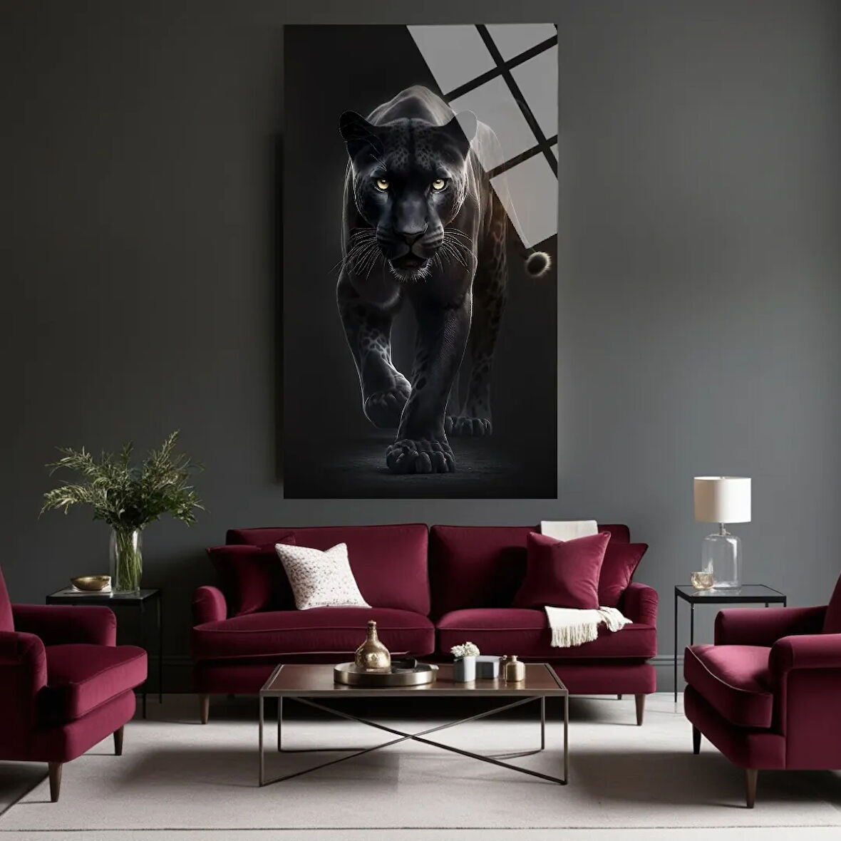 Hayvan Fotoğrafları Cam Tablo | Dayanıklı Temperli Cam