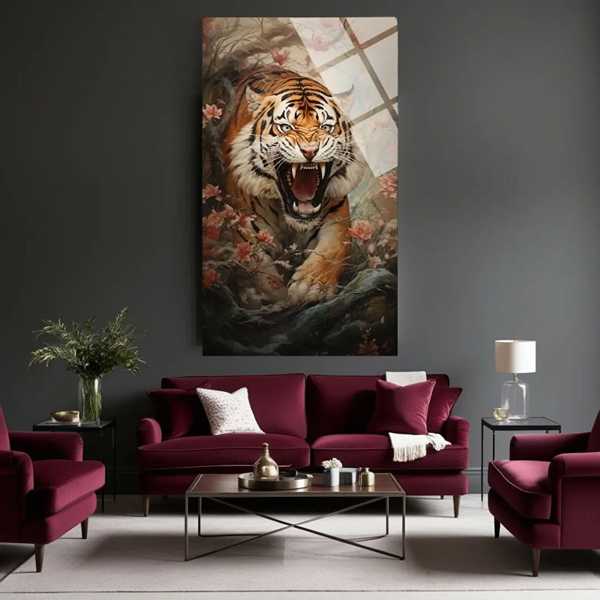 Hayvan Fotoğrafları Cam Tablo | Dayanıklı Temperli Cam