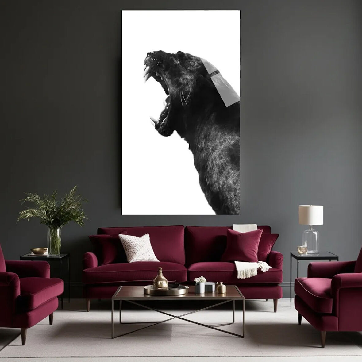 Hayvan Fotoğrafları Cam Tablo | Dayanıklı Temperli Cam